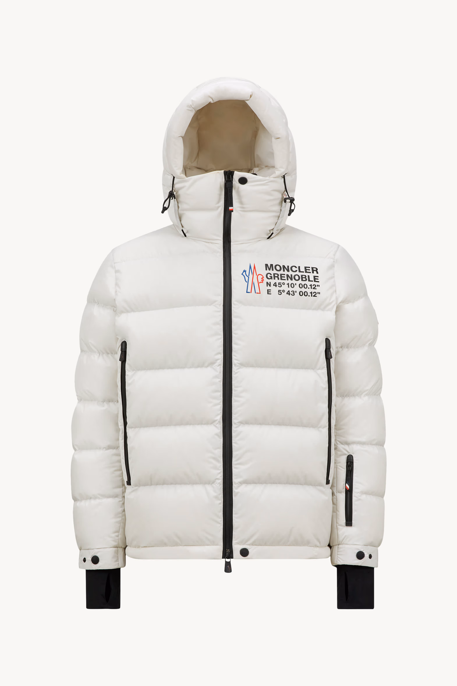 Chaqueta plumífero de esquí con capucha Isorno Hombre Blanco Moncler 2